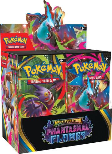 Mega Evolution: Phantasmal Flames Booster Box Preorder beschikbaar voor biedingen