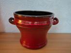 Vintage keramiek aardewerk Van Eck pottery (Speck) bloempot, Ophalen of Verzenden
