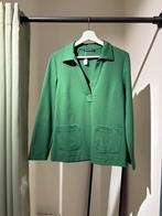 River Woods shirt groen 36 S, Ophalen of Verzenden, Zo goed als nieuw, Korte mouw, Maat 36 (S)