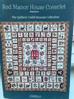 Museumquilt afmaken Red manor house patroon  volledig pakket, 120 cm of meer, Nieuw, Ophalen of Verzenden, Katoen
