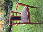 Stoelen van hout/stof mooi model, Ophalen of Verzenden, Gebruikt, Hout