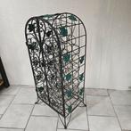 Mooi metalen wijnrek met ruimte voor veel flessen, Huis en Inrichting, Woonaccessoires | Wijnrekken, Ophalen, Gebruikt, 25 flessen of meer