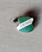 Voetbal misschien emaille Animo broche, Verzamelen, Gebruikt, Niet vindbaar, Niet vindbaar, Speldje of Pin
