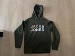 Hoodie Jack&Jones, Ophalen, Maat 48/50 (M), Gedragen, Groen
