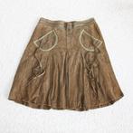 Prachtige Zacht Leren Essentiel Antwerp Rok (Maat 40) € 125,, Maat 38/40 (M), Bruin, Ophalen of Verzenden, Zo goed als nieuw