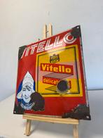 VITELLO emaille reclamebord, Ophalen of Verzenden