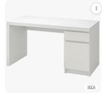 Ikea Wit Malm bureau - Bergen op Zoom, Ophalen, Gebruikt, Bureau