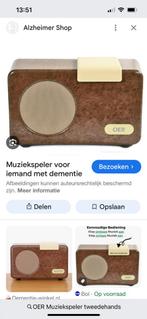 Gevraagd: OER radio/muziekspeler voor mensen met dementie, Ophalen, Zo goed als nieuw, Gezondheid en Conditie
