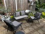 Zgan  leuke  Tuinset  ️️️, Tuin en Terras, Ophalen, 4 zitplaatsen, Kunststof, Loungeset