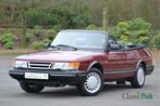 Saab 900 i cabriolet (bj 1993), Auto's, Oldtimers, Zwart, Cabriolet, Leder, Bedrijf