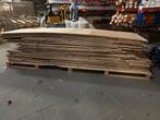 Grote partij plaatmateriaal - 100m2, Doe-het-zelf en Verbouw, Hout en Planken, Ophalen, Gebruikt, Minder dan 25 mm, 250 tot 300 cm