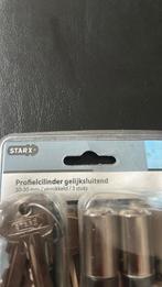 Profielcilinder gelijksluitend 30-30, Doe-het-zelf en Verbouw, Hang- en Sluitwerk, Ophalen of Verzenden, Nieuw, Koper of Messing