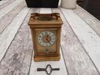Reisklokje met wekker 12Hx8Bx6,5D, Antiek en Kunst, Antiek | Klokken, Ophalen of Verzenden