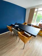 Industriële boomstam eettafel, Huis en Inrichting, Ophalen, Gebruikt, 200 cm of meer, 50 tot 100 cm