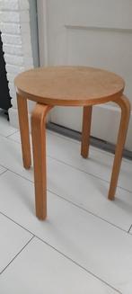 Vintage houten kruk Ikea Frosta, Ophalen of Verzenden, Gebruikt, Hout