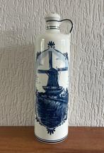 Delfts blauwe jenever kruik. 28 x 7,8 cm (Hoogte x diameter), Ophalen of Verzenden
