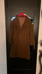 Bruine heren mantel mt 54, Ophalen of Verzenden, Zo goed als nieuw, Maat 52/54 (L), Bruin