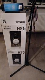 Monitor speakers yamaha hs5., Audio, Tv en Foto, Luidsprekers, Ophalen of Verzenden, Zo goed als nieuw, Front, Rear of Stereo speakers