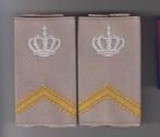 set rangen sergeant instr in desert, Ophalen of Verzenden, Landmacht, Nederland, Embleem of Badge