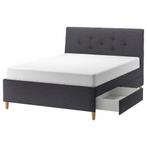 Gestoffeerd eenpersoonsbed, Huis en Inrichting, Slaapkamer | Bedden, Ophalen, 90 cm, Eenpersoons, Nieuw