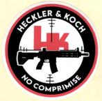 HK Heckler & Koch sticker, Verzenden, Nieuw, Overige typen