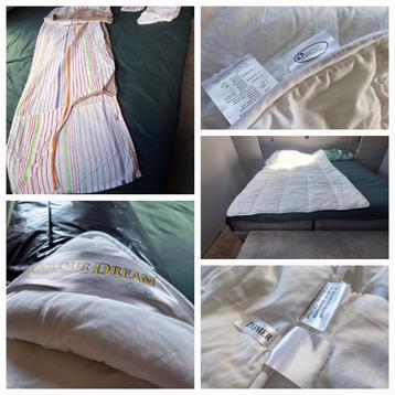 1 persoons dekbed (1 zomer + 1 winter) met toebehoren  beschikbaar voor biedingen