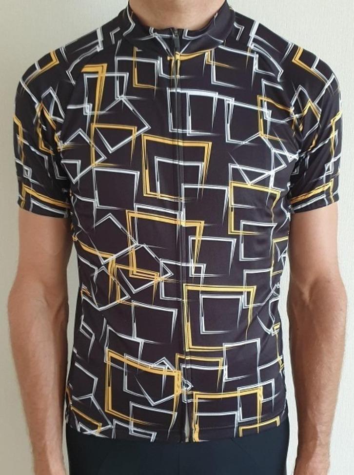 Fietsshirt M mtb racefiets fietskleding wielershirt zwart gw, Fietsen en Brommers, Fietsaccessoires | Fietskleding, Nieuw, Heren
