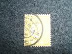 fout- misdruk oude postzegel nederland 2 Cent 1876 / 94, T/m 1940, Verzenden, Gestempeld