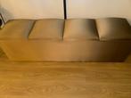 Opbergbank goud fluweel bank H45xB160xD40, Huis en Inrichting, Ophalen, Zo goed als nieuw, Rechthoekig, 125 cm of meer