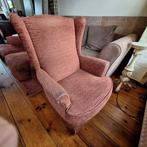 Fauteuil / stoel (1p.) - rood, Huis en Inrichting, Banken | Bankstellen, Ophalen, Gebruikt, 150 tot 200 cm, Tweepersoons