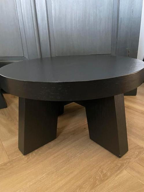 Keijser en co big top salontafel zwart, Huis en Inrichting, Tafels | Salontafels, Zo goed als nieuw, Minder dan 50 cm, 50 tot 100 cm