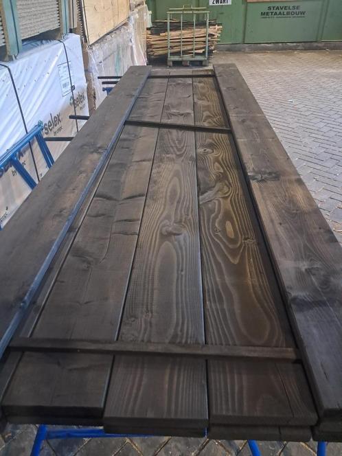 Douglas tuin/schuttingplanken zwart geïmpregneerd 3 meter, Tuin en Terras, Palen, Balken en Planken, Nieuw, Planken, 250 cm of meer