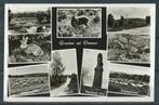 Ommen Groeten uit Foto/Ansichtkaart f-264 jdu, Verzamelen, Ansichtkaarten | Nederland, Ophalen of Verzenden, 1940 tot 1960, Gelopen