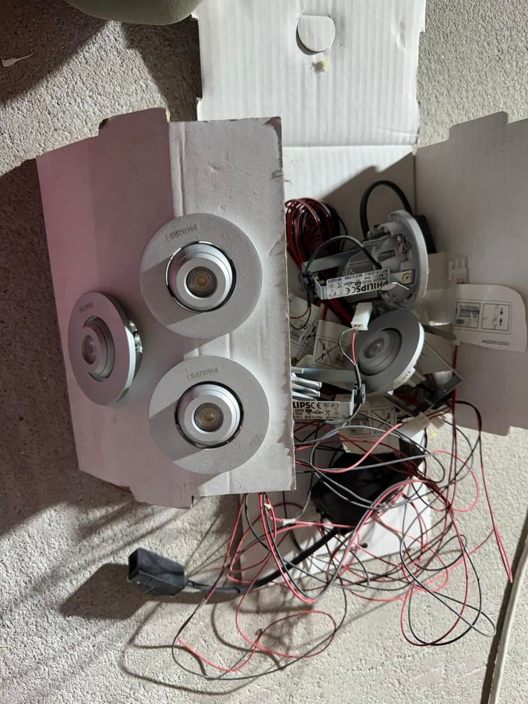 Inbouw led spots Philips nieuw, Ophalen of Verzenden, Zo goed als nieuw, Metaal of Aluminium, Inbouw