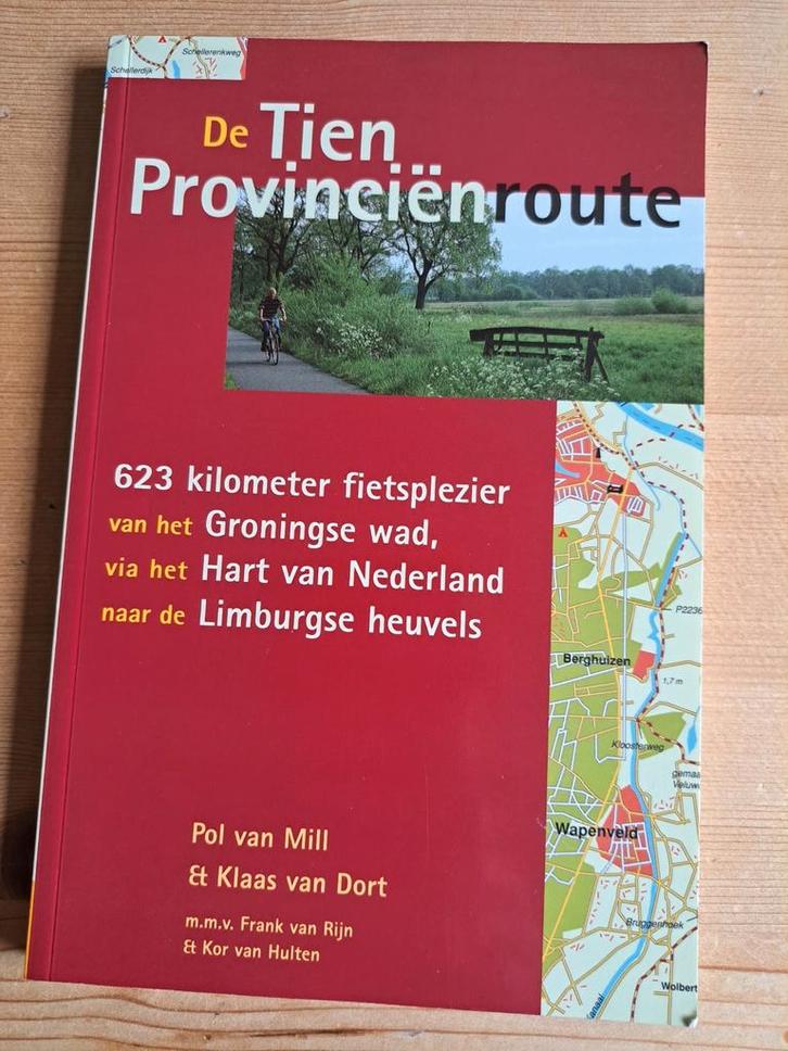 De Tien provinciën fietsroute, Boeken, Reisgidsen, Zo goed als nieuw, Fiets- of Wandelgids, Benelux, Overige merken, Ophalen of Verzenden