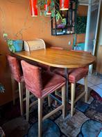Eethoek: Tafel + 4 Stoelen - 140x70cm, Ophalen of Verzenden