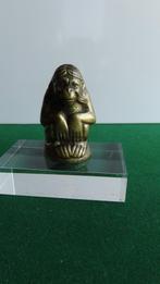 Sculptuur Art Deco zittend Aapje, Ophalen of Verzenden, Brons