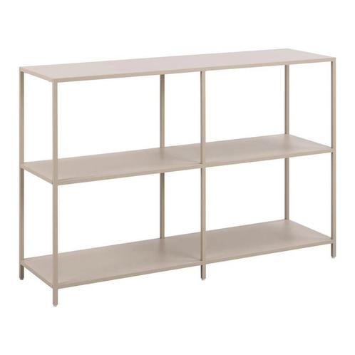 fonQ Latte Sidetable - Mat beige, Huis en Inrichting, Tafels | Sidetables, Zo goed als nieuw, 25 tot 50 cm, 100 tot 150 cm, Rechthoekig