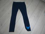 Nw NIKE sport broek legging blauw maat 146 156 €7.50., Ophalen of Verzenden, Zo goed als nieuw, Jongen of Meisje, Broek