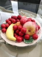 Capodimonte antiek porseleinen schaal met fruitten, Antiek en Kunst, Antiek | Porselein, Ophalen of Verzenden