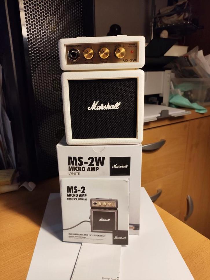 Marshall MS-2W Micro Amp - Nieuw in originele  doos!!, Muziek en Instrumenten, Versterkers | Bas en Gitaar, Zo goed als nieuw