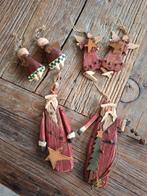 Vintage kersthangers 6 stuks., Diversen, Kerst, Ophalen of Verzenden, Gebruikt