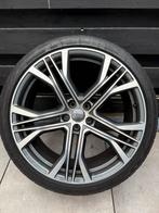Audi A7/S7 velgen 255/35/21 met zomerbanden als nieuw., Gebruikt, 255 mm, Banden en Velgen, Personenwagen