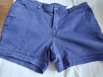 blauwe korte broek, maat 42, Kleding | Dames, Broeken en Pantalons, Ophalen, Maat 42/44 (L), Blauw, Kort