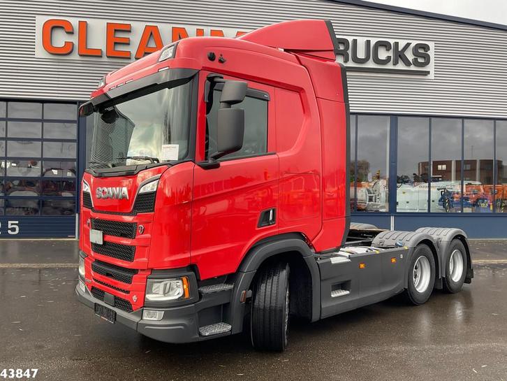Scania R 580 V8 6x4 Euro 6 Retarder (bj 2019), Auto's, Vrachtwagens, Te koop, ABS, Airconditioning, Cruise Control, Elektrische ramen