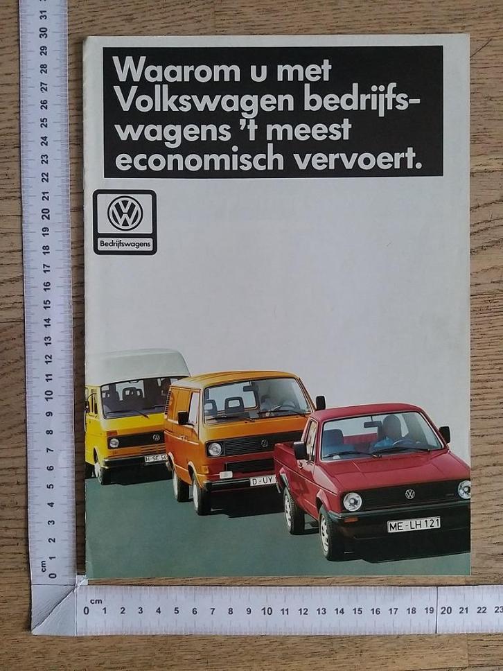 Volkswagen bedrijfswagens, brochure 1984, Boeken, Auto's | Folders en Tijdschriften, Gelezen, Volkswagen, Ophalen of Verzenden