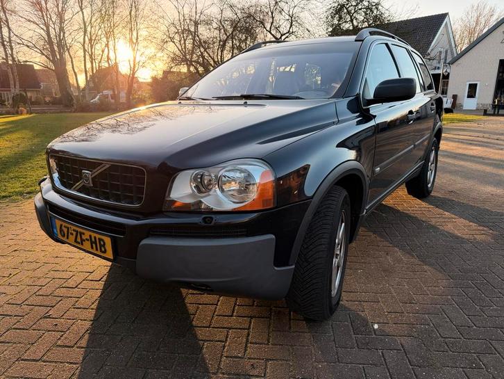 Volvo XC90 2.5 T 2005 Zwart, Auto's, Volvo, Particulier, Benzine, Stationwagon, Geïmporteerd, Zwart, Ophalen