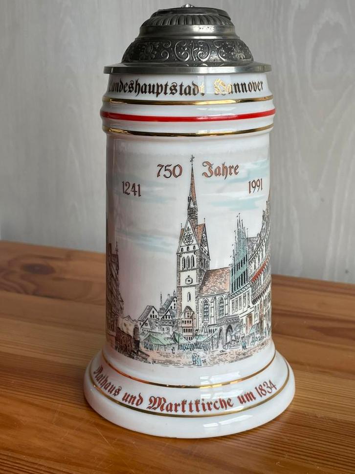 Hannover Bierpul 750 Jaar - Limited Edition, Antiek en Kunst, Antiek | Keramiek en Aardewerk, Ophalen of Verzenden