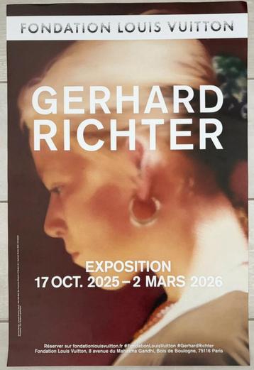 Gerhard Richter - Fondation Louis Vuitton 2025 - Poster beschikbaar voor biedingen