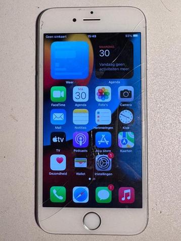 iPhone 6s 32GB met val schade (werkt verder nog prima) beschikbaar voor biedingen